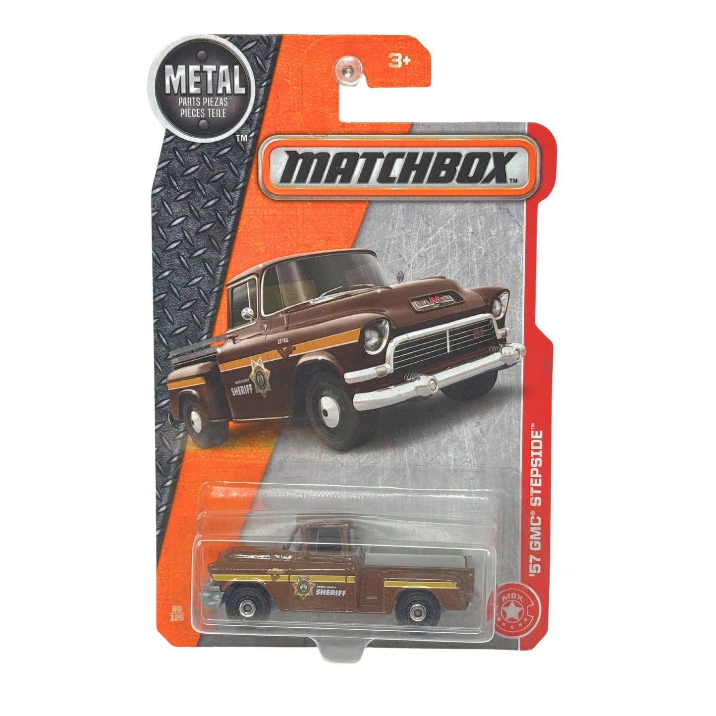 Matchbox 1957 GMC Stepside Sheriff 1:64 Diecast