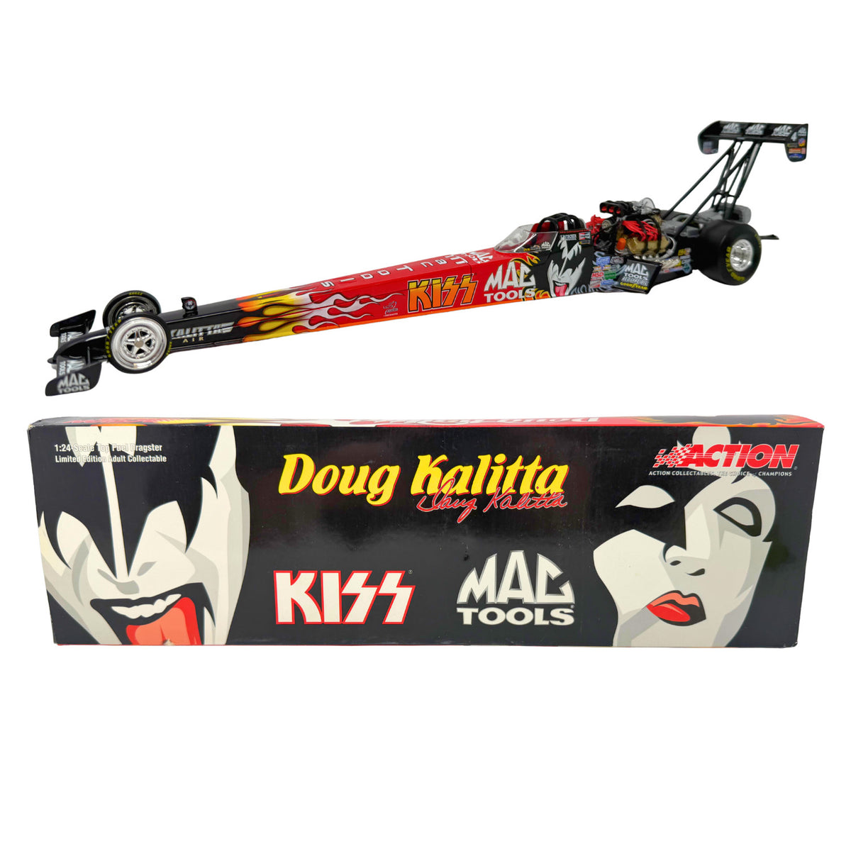 Action NHRA 2003 Doug Kalitta KISS Top Fuel Dragster 1:24 Diecast 1 of 1002