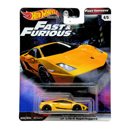 Hot Wheels Premium Fast & Furious Lamborghini Gallardo LP570-4 1:64 Diecast