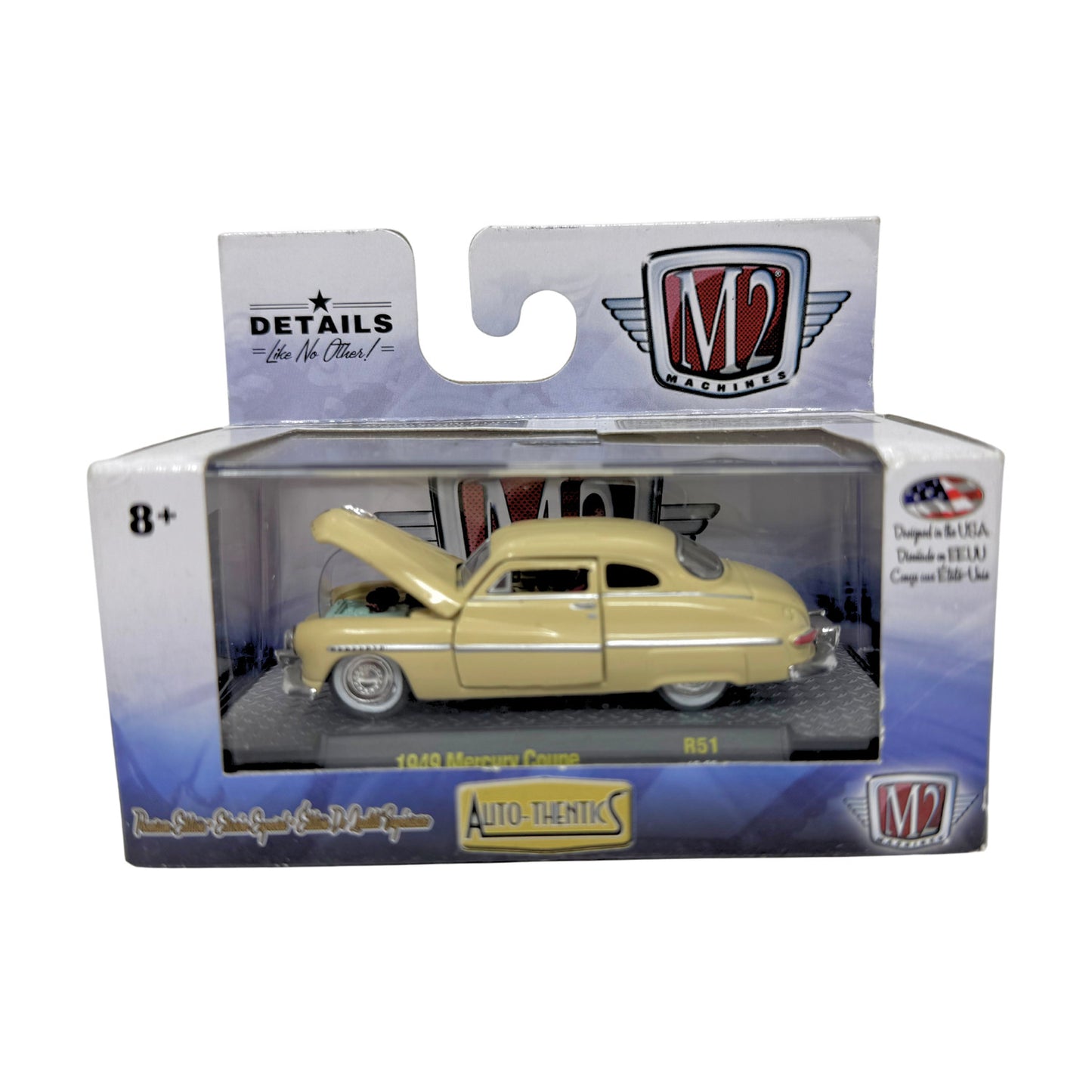 M2 Machines Auto Thentics 1949 Mercury Coupe 1:64 Diecast