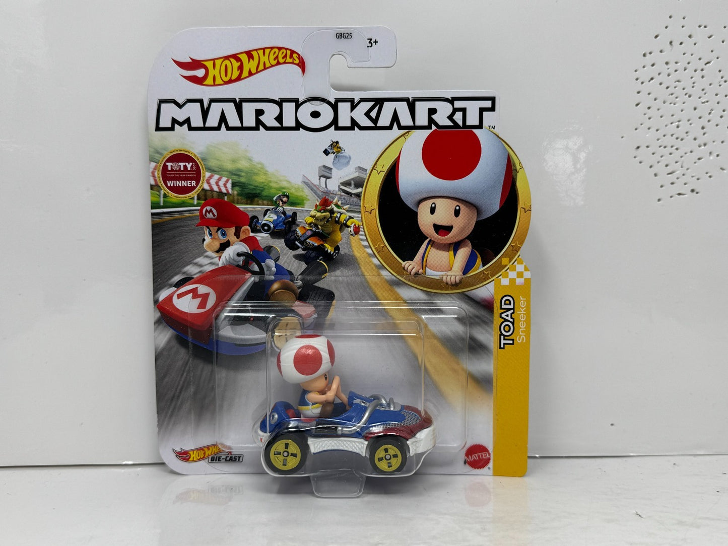 Hot Wheels Mario Kart Toad Standard Kart 1:64 Diecast
