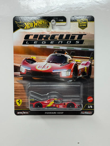 Hot Wheels Premium Circuit Legends Ferrari 499P 1:64 Diecast