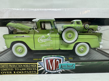 M2 Machines Auto Trucks 1958 Chevrolet Apache Step Side Limited 1:24 Diecast