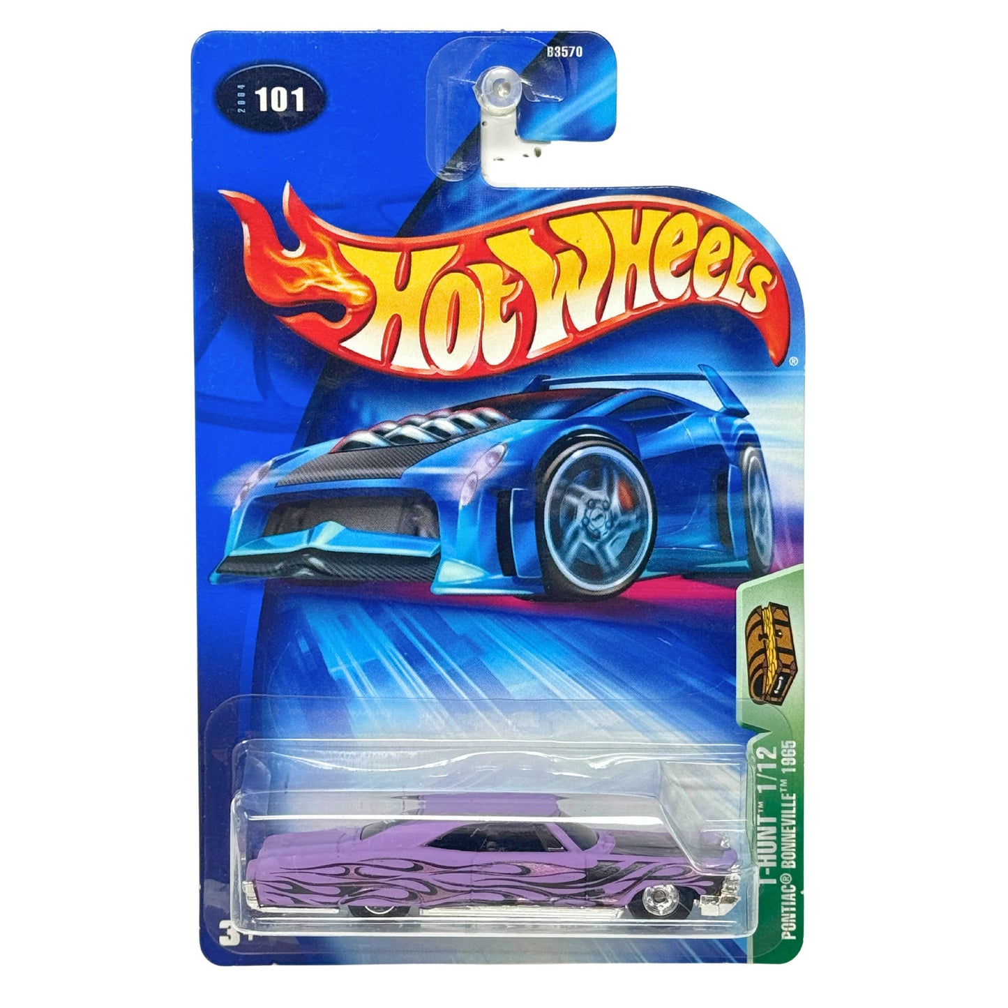 Hot Wheels T-Hunt 1965 Pontiac Bonneville 1:64 Diecast Real Riders