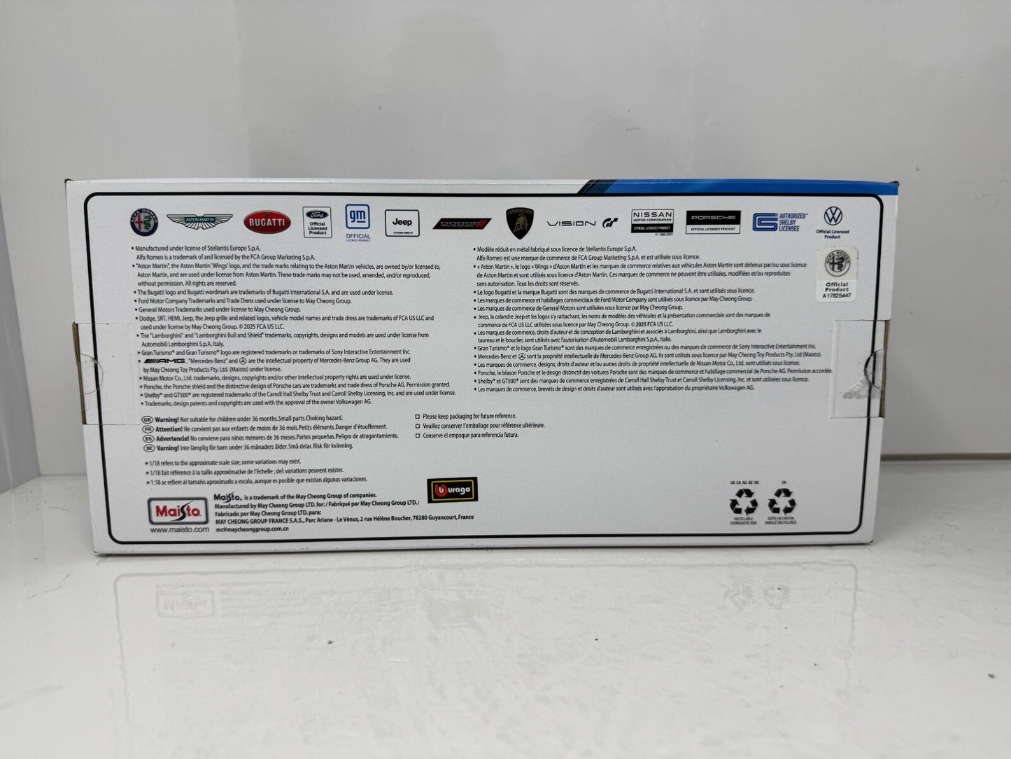 Maisto Alfa Romeo Giulia GTAm Special Edition 1:18 Diecast