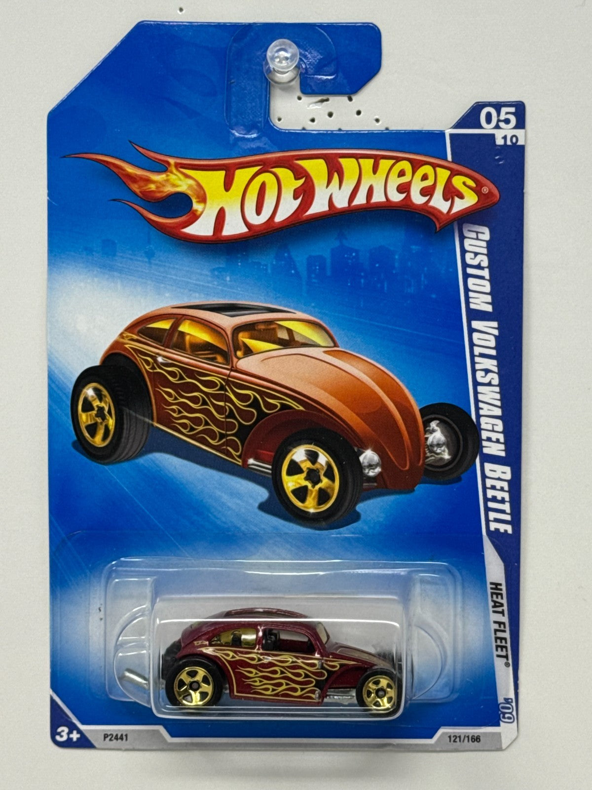 Hot Wheels Heat Fleet Custom Volkswagen Beetle 1:64 Diecast ERROR