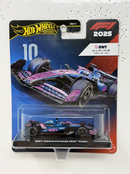Hot Wheels Premium Formula 1 BWT Alpine Team #10 1:64 Diecast