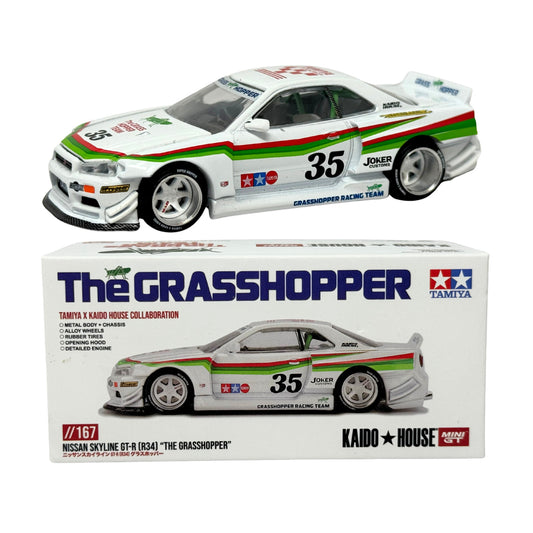 Kaido House Nissan Skyline GT-R (R34) The Grasshopper 1:64 Diecast