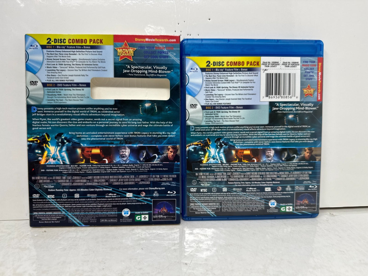 Tron Legacy (Blu-ray) Disney Sci-Fi Action Adventure Movie