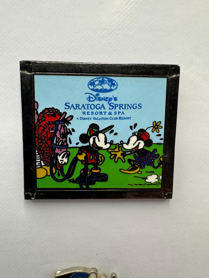 DVC Disney Mickey and Minnie with Horse Saratoga Springs Trading Pin DC2S11