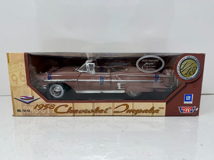 Motormax 1958 Chevrolet Impala Cay Corol Metallic 1:18 Diecast