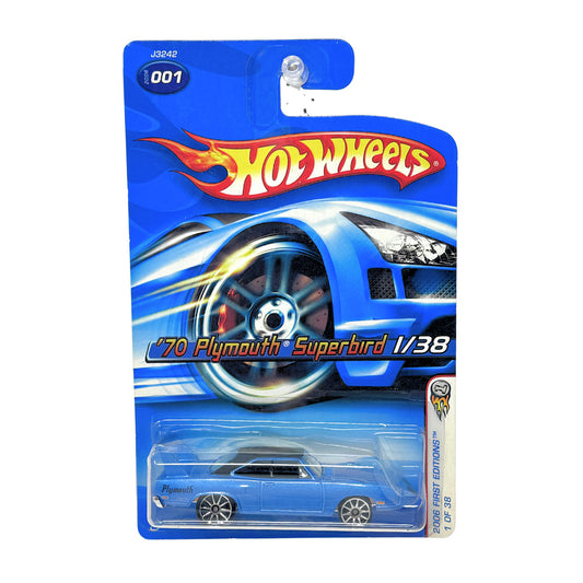 Hot Wheels First Editions 1970 Plymouth Superbird 1:64 Diecast Blue