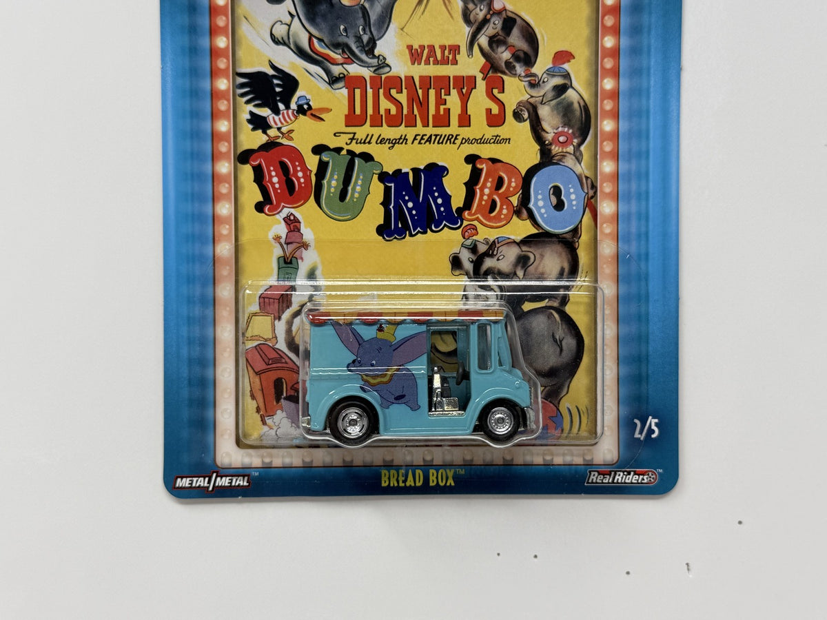 Hot Wheels Premium Disney Dumbo Bread Box 1:64 Diecast Real Riders