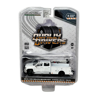 Greenlight Dually Drivers 2016 Chevrolet Silverado 3500HD CHASE 1:64 Diecast