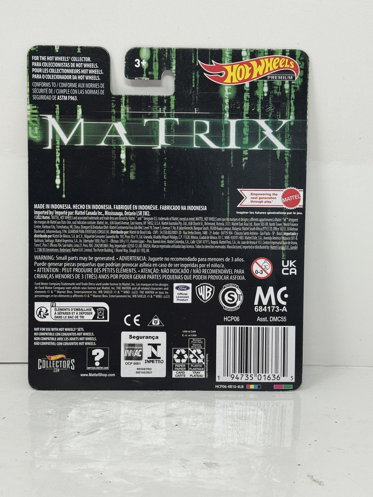 Hot Wheels Premium The Matrix 1964 Lincoln Continental 1:64 Diecast
