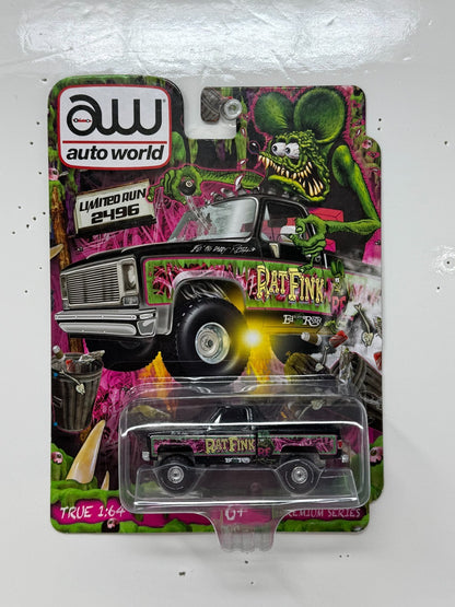 Auto World Rat Fink Chevrolet Silverado Premium Series 1:64 Diecast