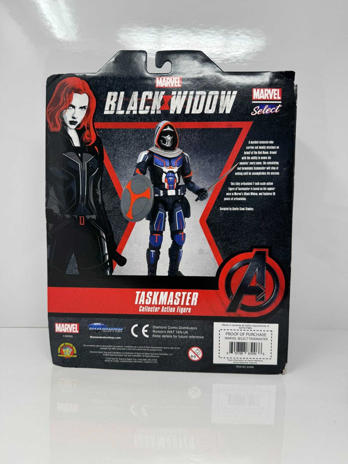 Marvel Diamond Select Black Widow Taskmaster Collector Action Figure