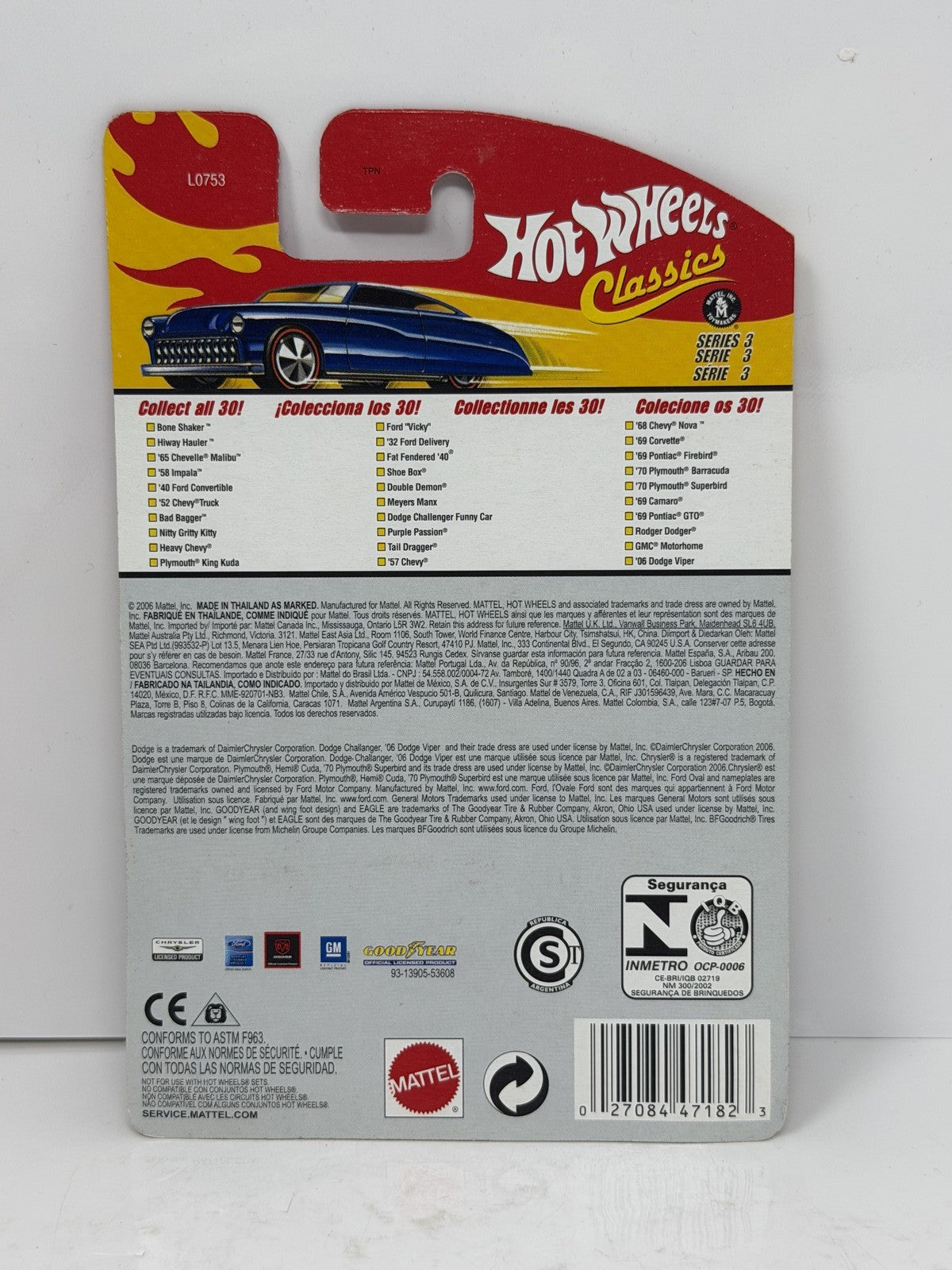 Hot Wheels Classics Series 3 1970 Plymouth Superbird 1:64 Diecast Red