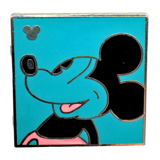 WDW Disney Neon Mickey Mouse Blue Hidden Mickey Trading Pin DC2S1