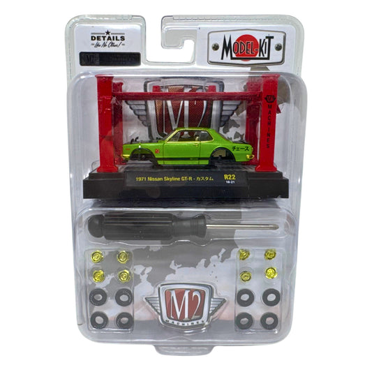 M2 Machines Model Kit 1971 Nissan Skyline GT-R CHASE 1:64 Diecast