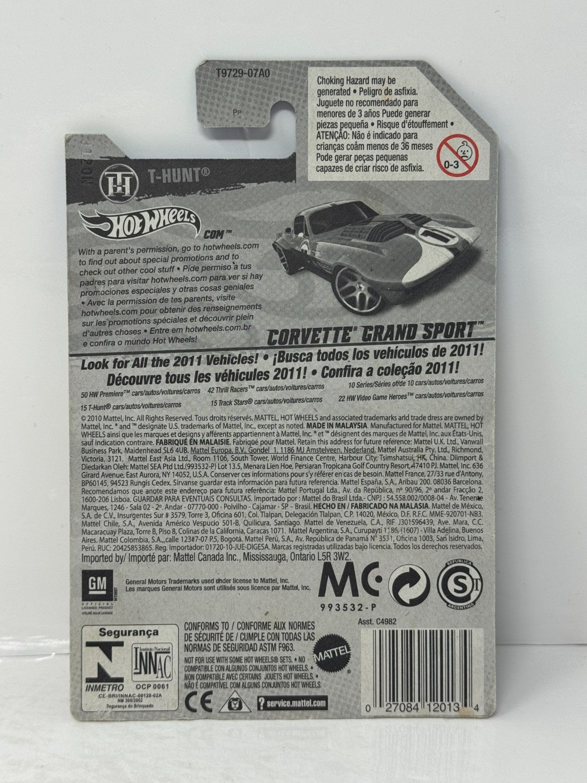 Hot Wheels Treasure Hunt Chevrolet Corvette Grand Sport 1:64 Diecast