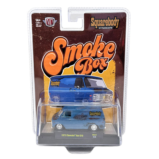 M2 Machines Squarebody Syndicate 1973 Chevrolet Van G10 Smoke Box 1:64 Diecast