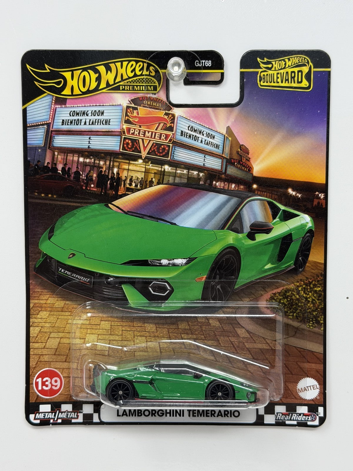 Hot Wheels Premium Boulevard #139 Lamborghini Temerario 1:64 Diecast