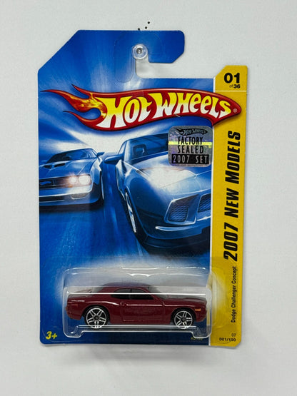 Hot Wheels 2007 New Models Dodge Challenger Concept 1:64 Diecast Factory Sealed