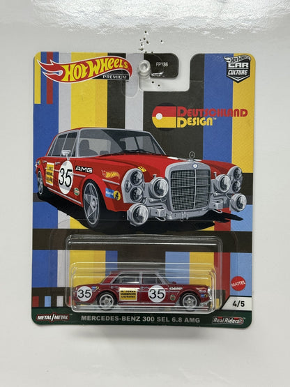 Hot Wheels Premium Deutschland Design Mercedes-Benz 300 SEL 6.8 AMG 1:64 Diecast