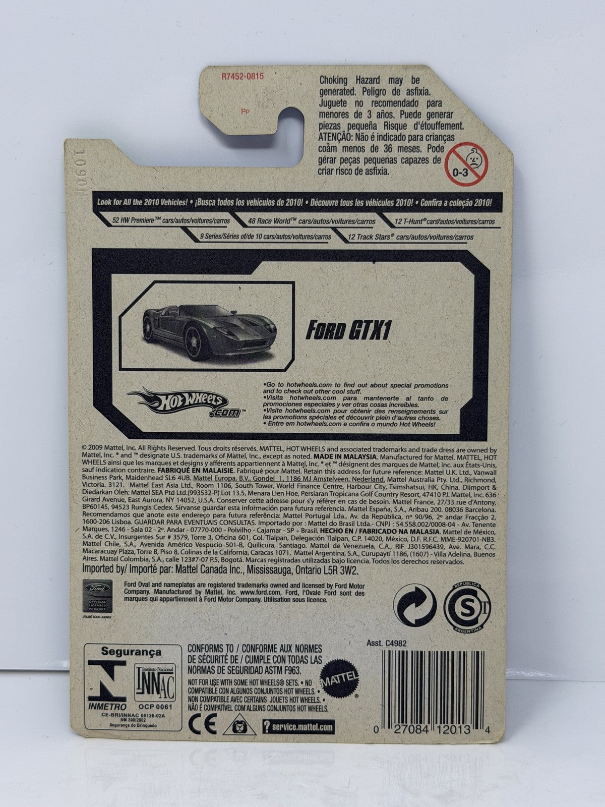 Hot Wheels Super Treasure Hunt Ford GTX1 Treasure Hunts 1:64 Diecast STH