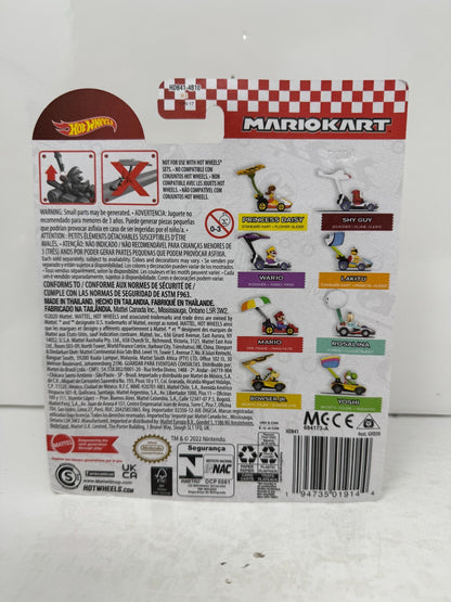 Hot Wheels Mario Kart Princess Daisy Standard Kart + Flower Glider 1:64 Diecast