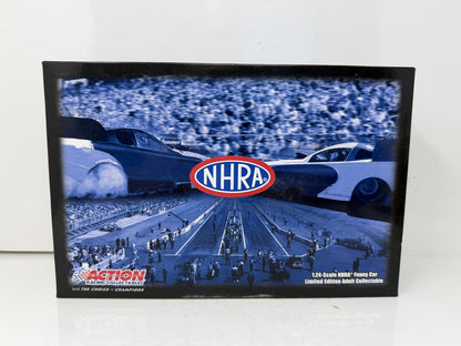 Action NHRA Ashley Force Castrol 2010 Ford Mustang Color Chrome 1:24 Diecast