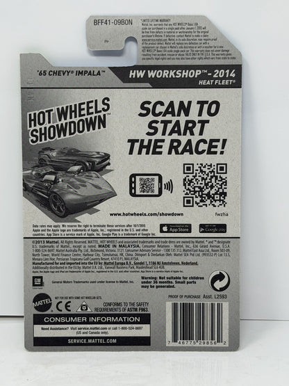 Hot Wheels Super Treasure Hunt 1965 Chevy Impala Heat Fleet 1:64 Diecast STH