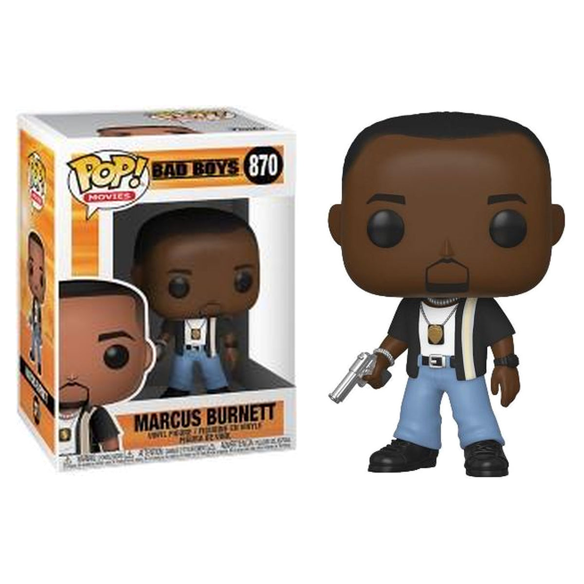 Funko Pop! Movies Bad Boys #870 Marcus Burnett Vinyl Figure