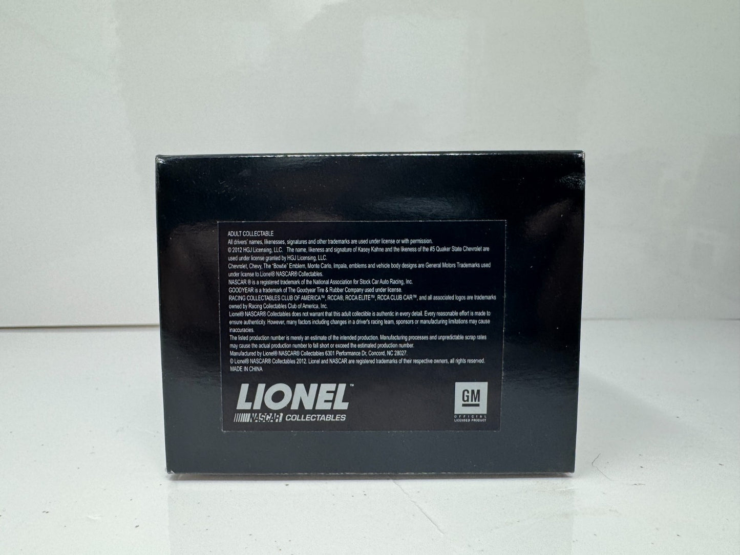 Lionel NASCAR Kasey Kahne #5 Quaker State Galaxy 2012 Chevy Impala 1:24 Diecast