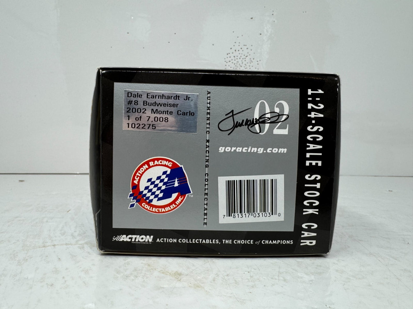 Action NASCAR #8 Dale Earnhardt Jr Budweiser 2002 Monte Carlo 1:24 Diecast