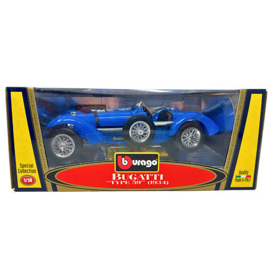 Bburago 1934 Bugatti Type 59 Special Collection 1:18 Diecast