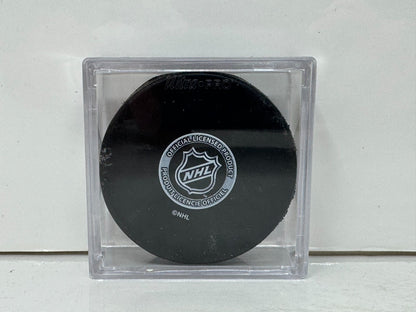 Vesa Toskala Toronto Maple Leafs Signed NHL Autograph Puck Silver Auto