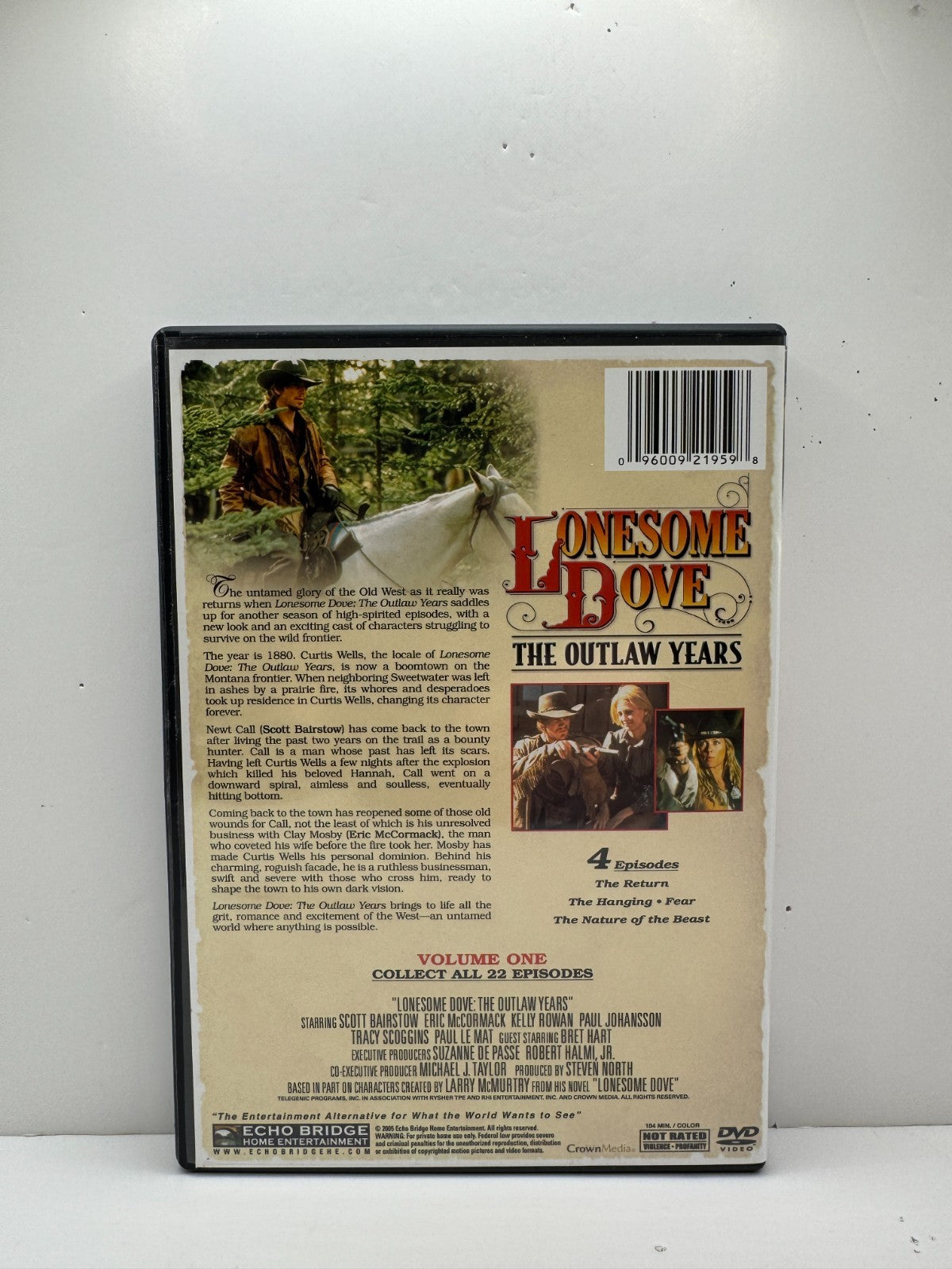 Lonesome Dove The Outlaw Years (DVD) Scott Bairstow Western