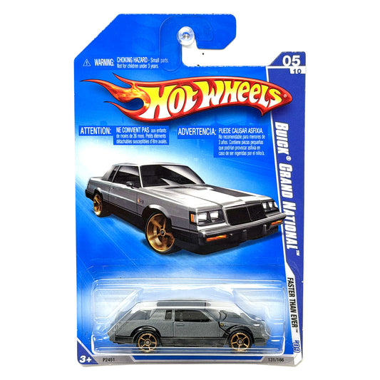 Hot Wheels Faster Than Ever Buick Grand National 1:64 Diecast Gray