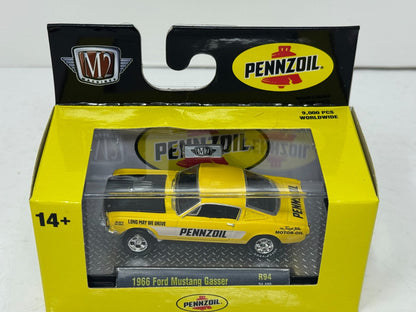 M2 Machines Pennzoil 1966 Ford Mustang Gasser 1:64 Diecast