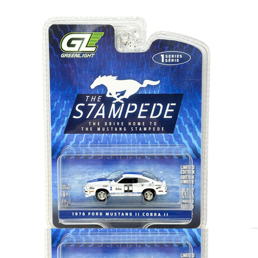 Greenlight Stampede 1976 Ford Mustang II Cobra II 1:64 Diecast