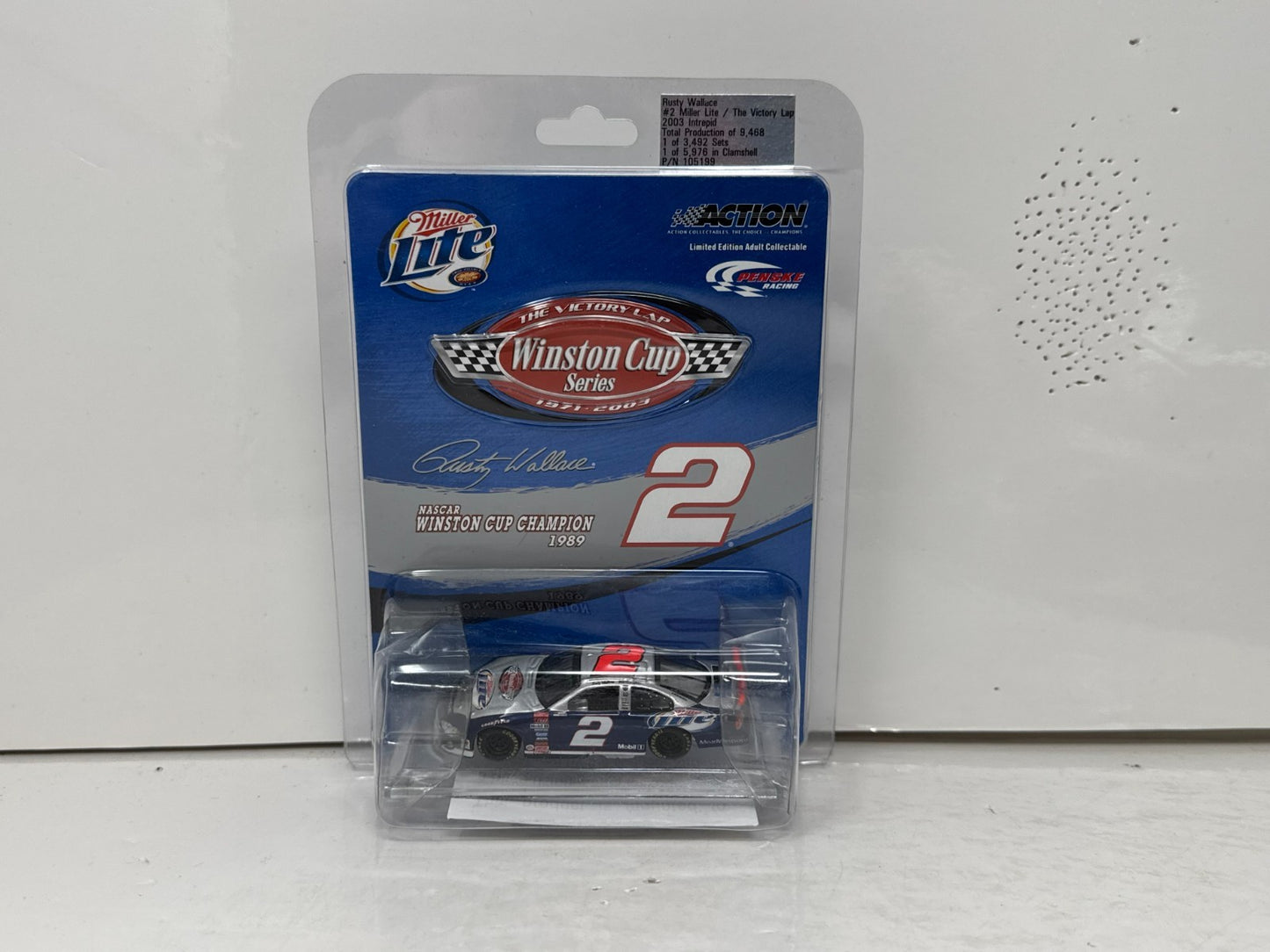 Action Nascar #2 Rusty Wallace Miller Lite Victory Lap 2003 Intrepid 164 Diecast