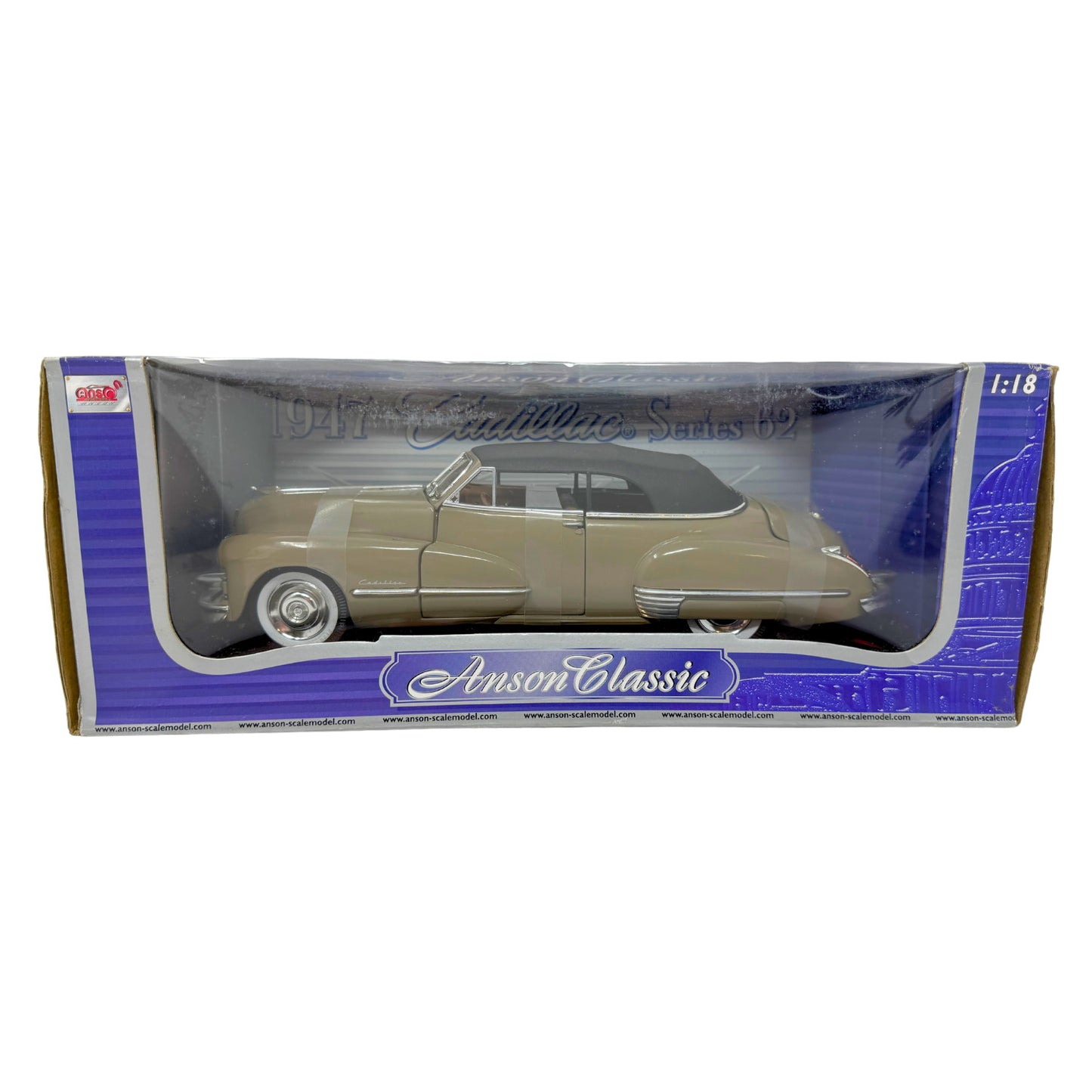 Anson Classic 1947 Cadillac Series 62 1:18 Diecast