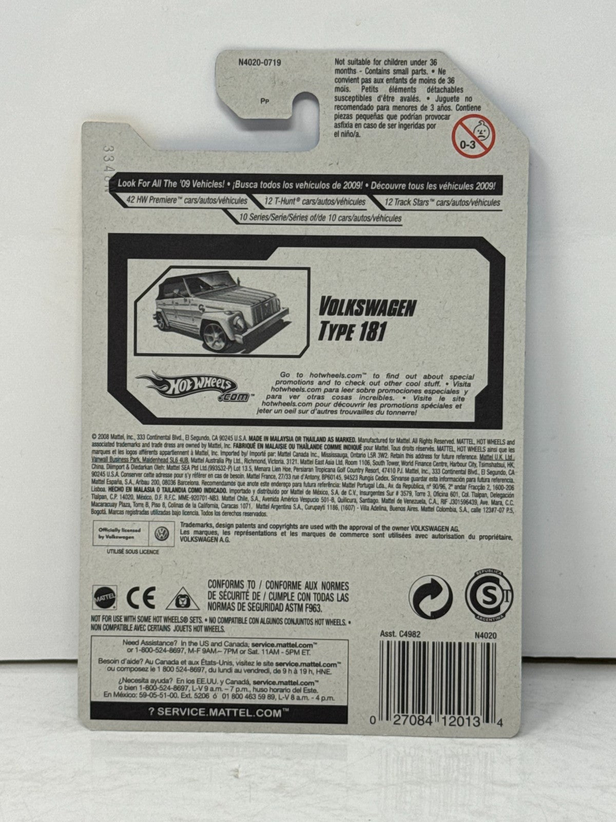 Hot Wheels HW Premiere Volkswagen Type 181 1:64 Diecast Tan