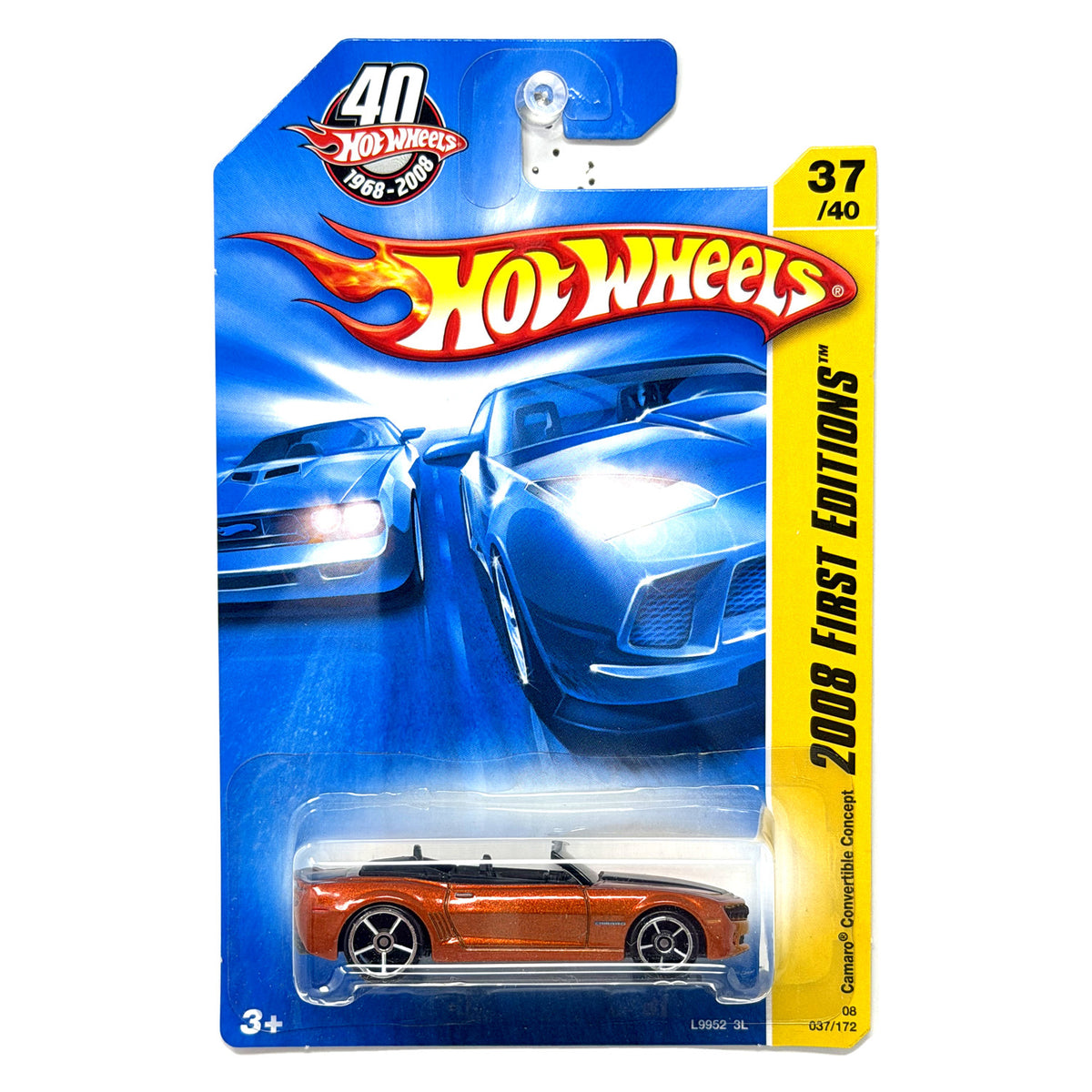 Hot Wheels 2008 First Editions Camaro Convertible Concept 1:64 Diecast Orange