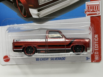 Hot Wheels Red Edition 1983 Chevy Silverado 1:64 Diecast Target Exclusive
