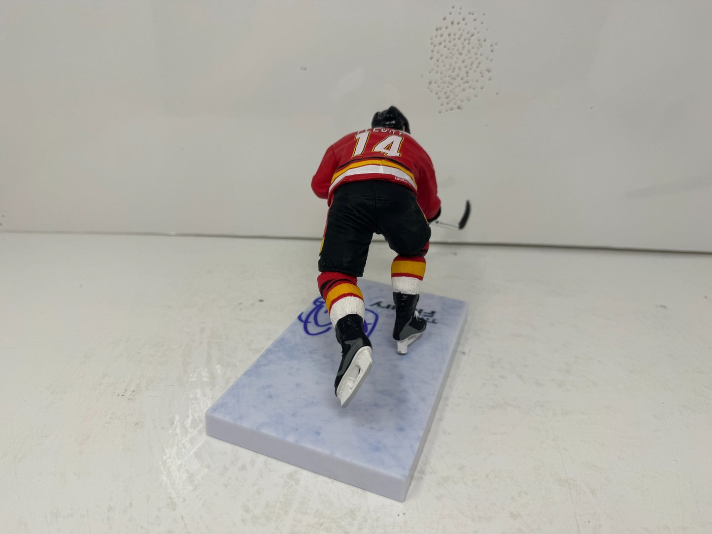 McFarlane NHL Theo Fleury Calgary Flames Figure Auto Signed