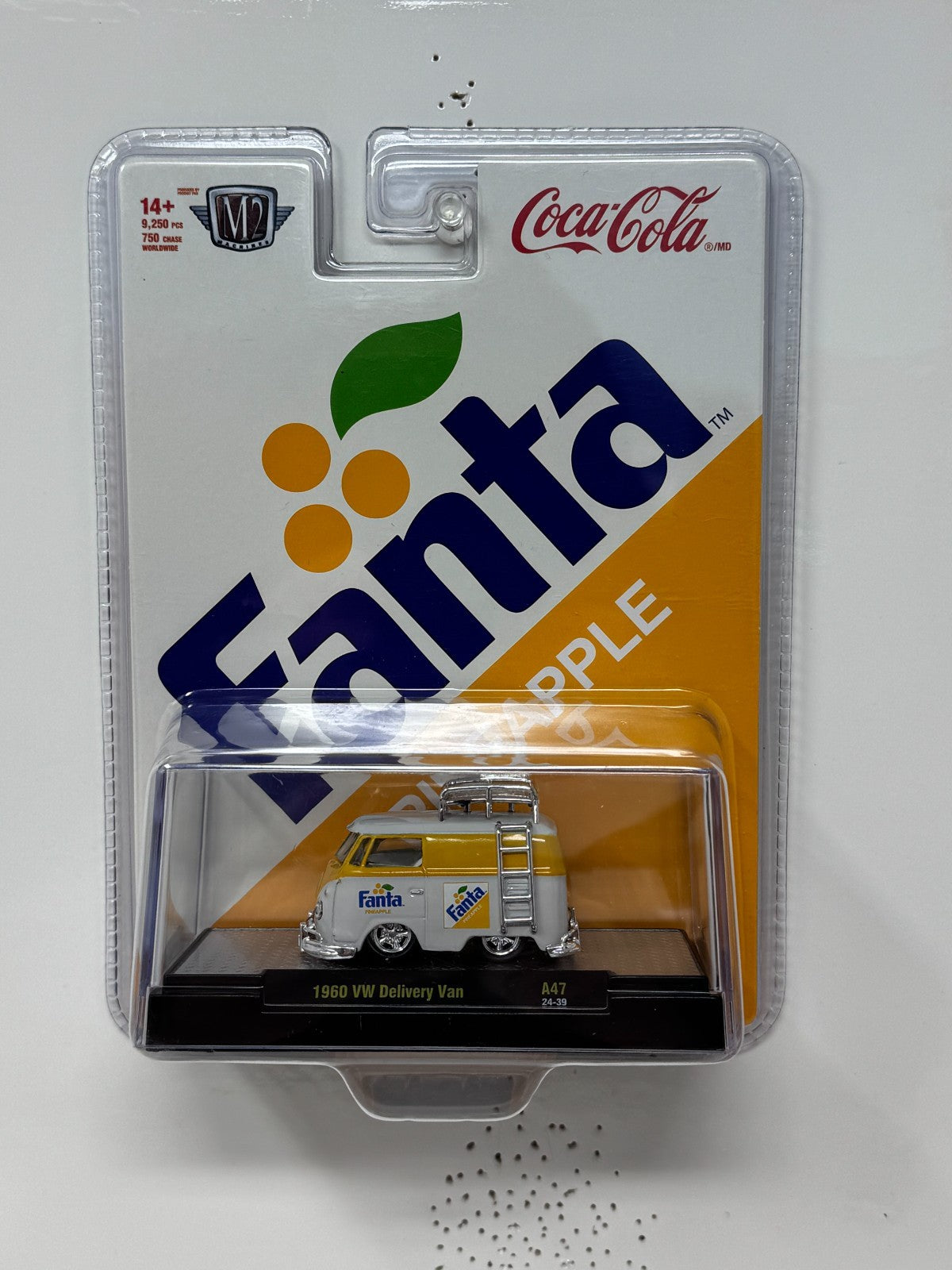 M2 Machines Fanta Pineapple 1960 Volkswagen Delivery Van 1:64 Diecast