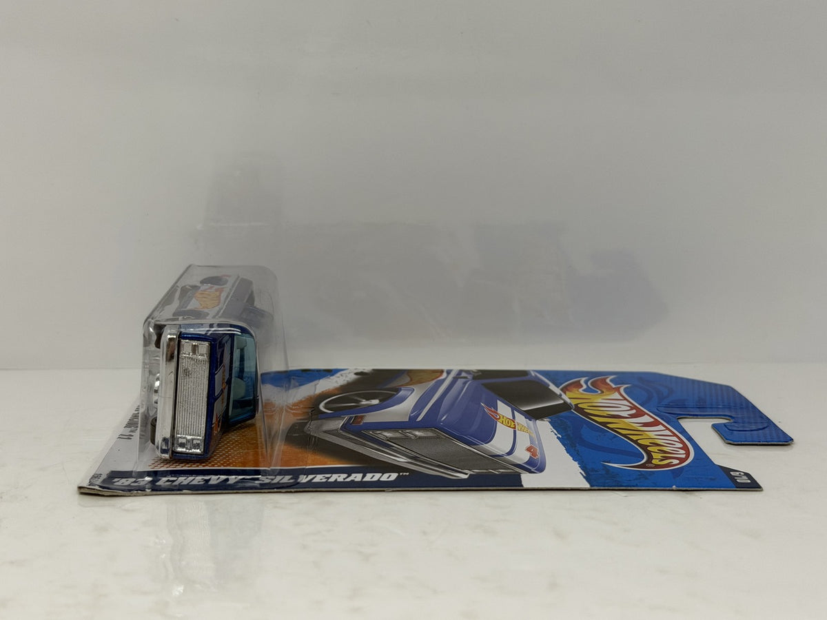 Hot Wheels HW Racing 2011 1983 Chevy Silverado 1:64 Diecast Blue